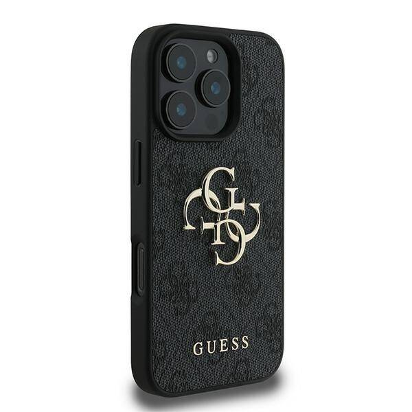 Guess GUHCP16L4GMGGR iPhone 16 Pro 6.3" czarny/black hardcase 4G Big Logo