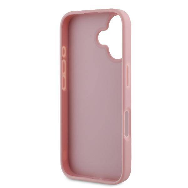 Guess GUHCP16MHG4SGP iPhone 16 Plus różówy/pink HC Fixed Glitter Big 4G