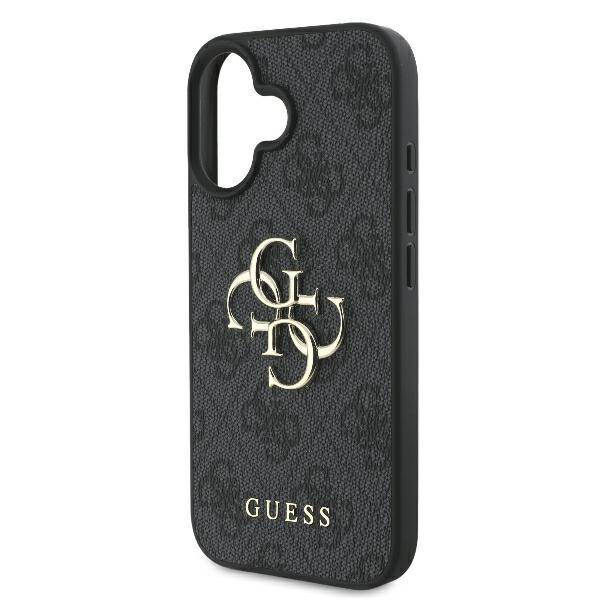 Guess GUHCP16S4GMGGR iPhone 16 6.1" czarny/black hardcase 4G Big Logo