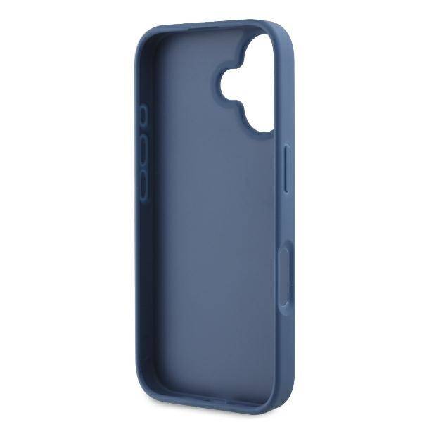 Guess GUHCP16SG4GLBL iPhone 16 6.1" niebieski/blue hardcase 4G Bottom Stripe