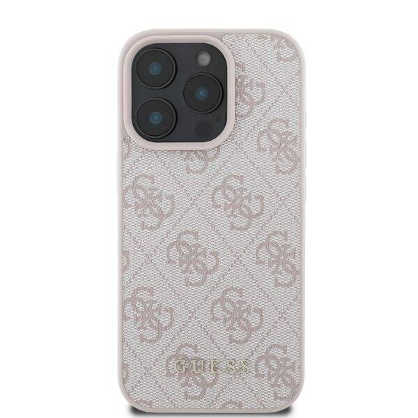 Guess GUHCP16XG4GFPI iPhone 16 Pro Max różowy/pink HC PU 4G Classic