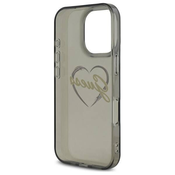 Guess GUHCP16XHCHGSPK iPhone 16 Pro Max 6.9" czarny/black hardcase IML Heart