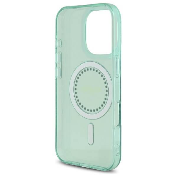 Guess GUHMP16LPFTDTEN iPhone 16 Pro 6.3" zielony/green hardcase IML Rhinestones MagSafe