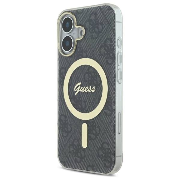 Guess GUHMP16SH4STK iPhone 16 6.1" czarny/black hardcase IML 4G MagSafe