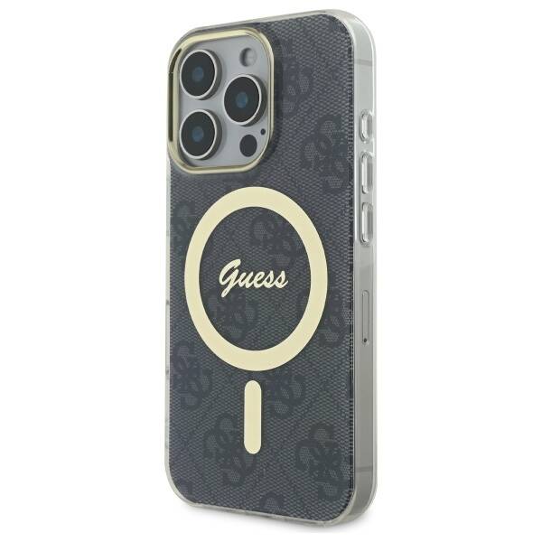 Guess GUHMP16XH4STK iPhone 16 Pro Max 6.9" czarny/black hardcase IML 4G MagSafe