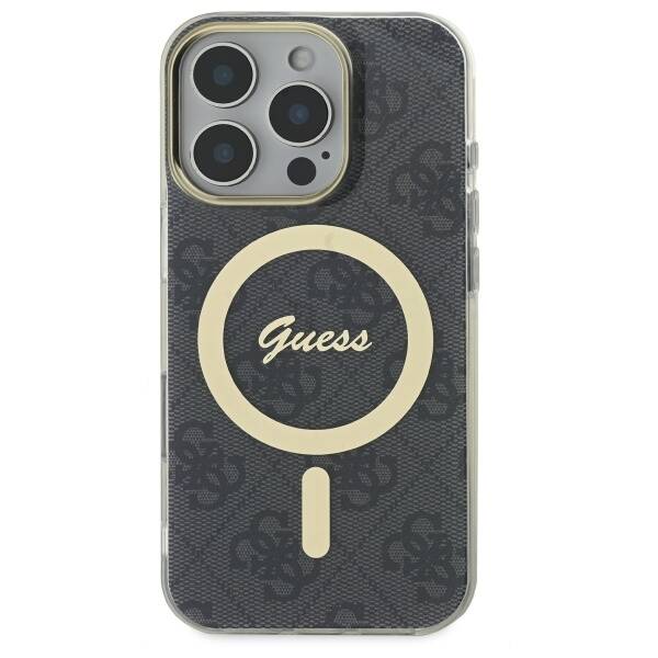 Guess GUHMP16XH4STK iPhone 16 Pro Max 6.9" czarny/black hardcase IML 4G MagSafe