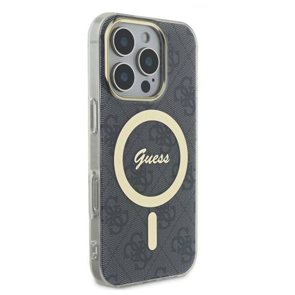 Guess GUHMP16XH4STK iPhone 16 Pro Max 6.9" czarny/black hardcase IML 4G MagSafe