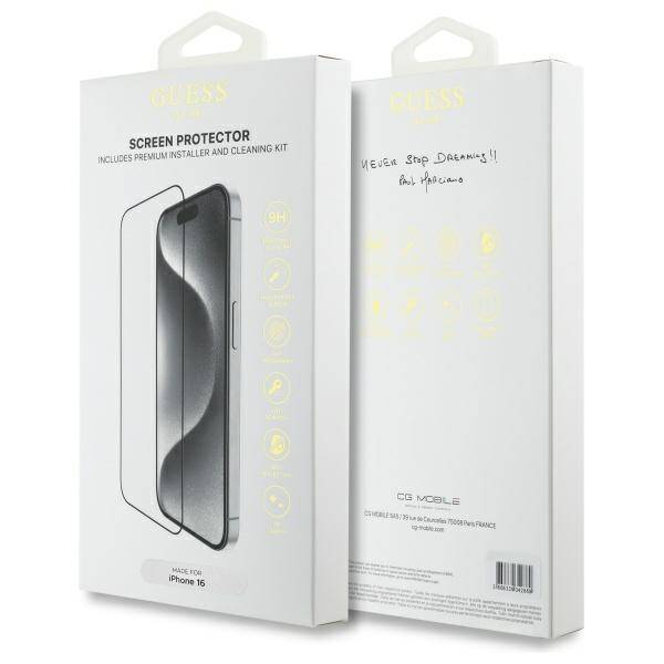 Guess GUTGP16SBOKGCIT iPhone 16 6.1"      Screen Protector 2.5D Outline - ochrona wyświetlacza