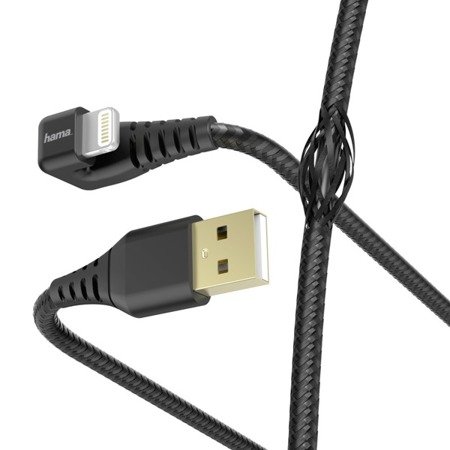 HAMA CABLE USB LIGHTNING MFI 1.5M BLACK