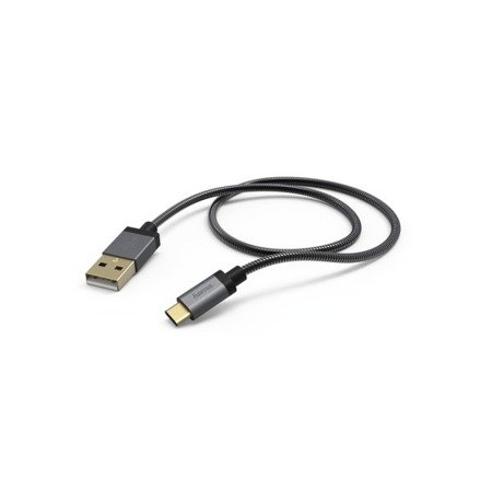 HAMA CHARGING CABLE / DATA "METAL" USB TYPE-C, 1.5M