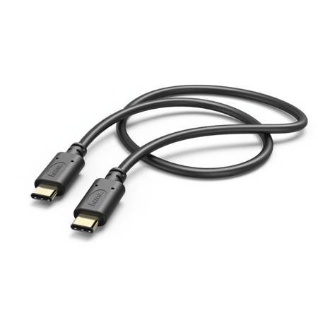 HAMA CHARGING CABLE / DATA USB TYPE-C / C-TYPE 1.5M, BLACK