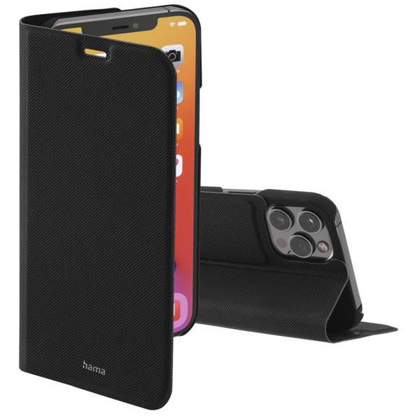 HAMA SLIM PRO BOOKLET GSM FOR IPHONE 12 PRO MAX, BLACK