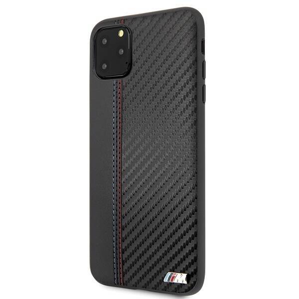 HARDCASE BMW BMHCN65MCARBK IPHONE 11 PRO MAX CZARNY/BLACK PU CARBON