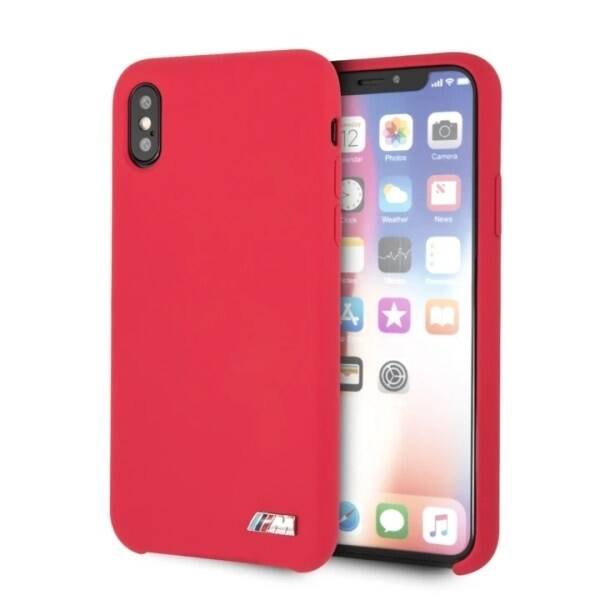 HARDCASE BMW BMHCPXMSILRE IPHONE X /XS RED /RED SILICONE M COLLECTION