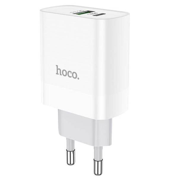 HOCO C80A NETWORK CHARGER PD20W/QC3.0 WHITE