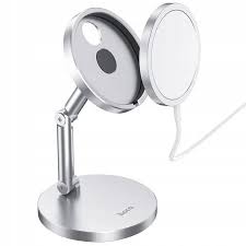 HOCO DESK MOUNT - PH39 MAGNETIC CHARGER WIRELESS SILVER