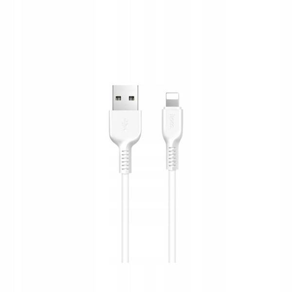 HOCO USB CABLE LIGHTNING X13 1M 2.4A WHITE