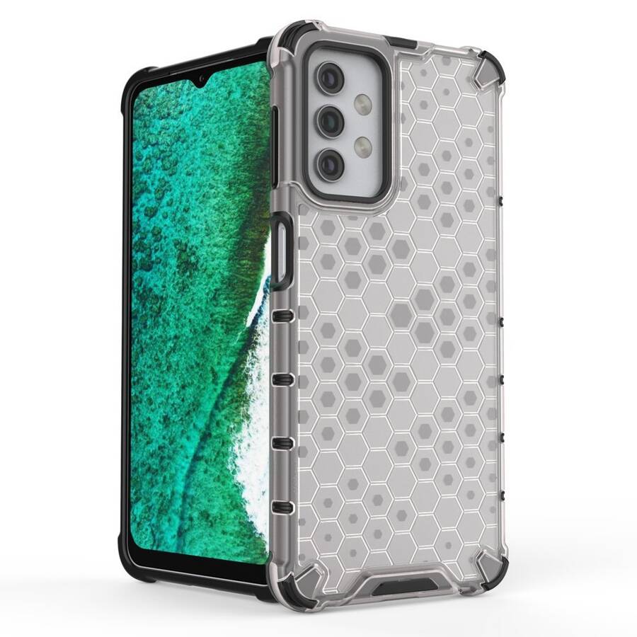 HONEYCOMB CASE ARMOR COVER WITH TPU BUMPER FOR SAMSUNG GALAXY A32 5G GREEN