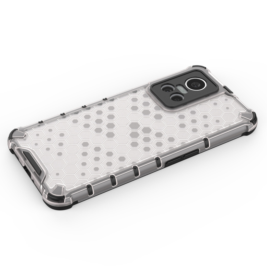 HONEYCOMB CASE ARMORED COVER WITH A GEL FRAME REALME GT NEO 3 BLACK