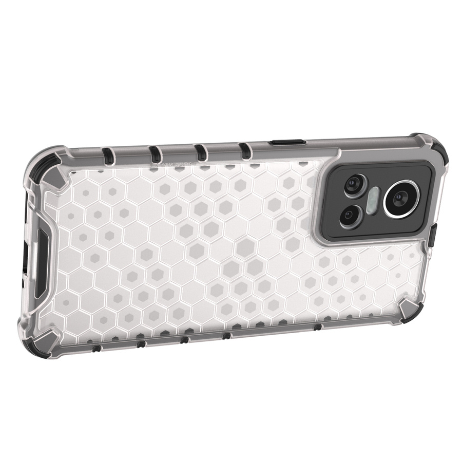 HONEYCOMB CASE ARMORED COVER WITH A GEL FRAME REALME GT NEO 3 BLACK