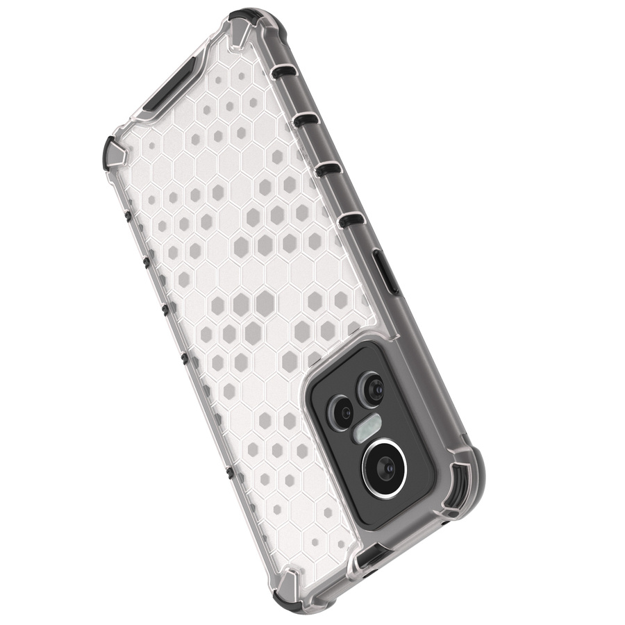 HONEYCOMB CASE ARMORED COVER WITH A GEL FRAME REALME GT NEO 3 BLACK