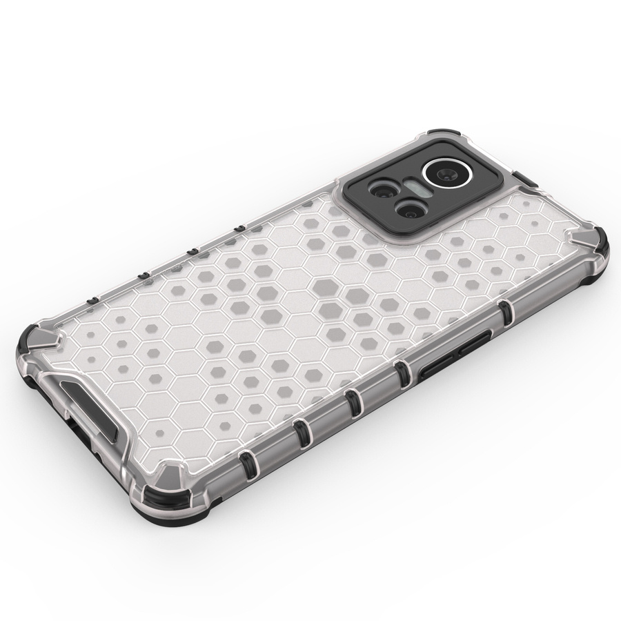 HONEYCOMB CASE ARMORED COVER WITH A GEL FRAME REALME GT NEO 3 BLACK