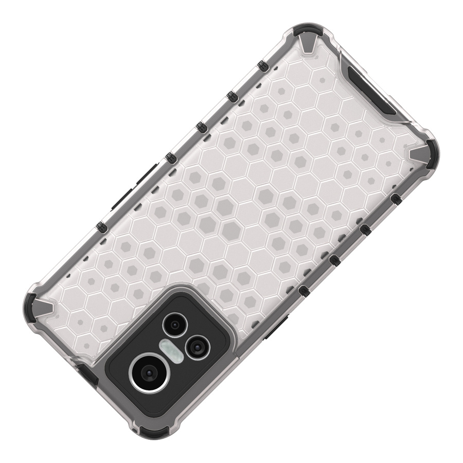 HONEYCOMB CASE ARMORED COVER WITH A GEL FRAME REALME GT NEO 3 BLACK