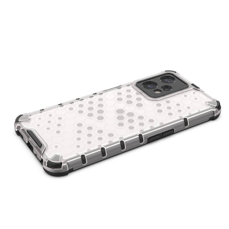 HONEYCOMB CASE ARMORED COVER WITH REALME 9 PRO GEL FRAME TRANSPARENT