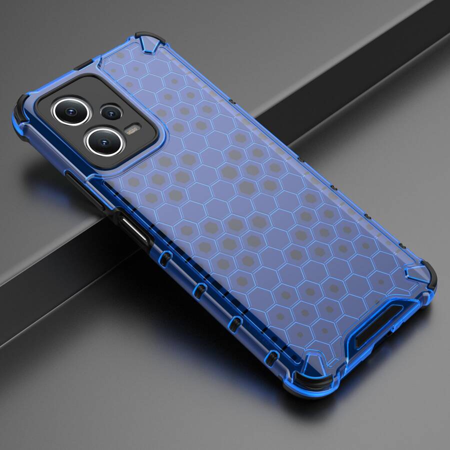 HONEYCOMB CASE FOR XIAOMI REDMI NOTE 12 5G / POCO X5 5G ARMORED HYBRID CASE BLUE