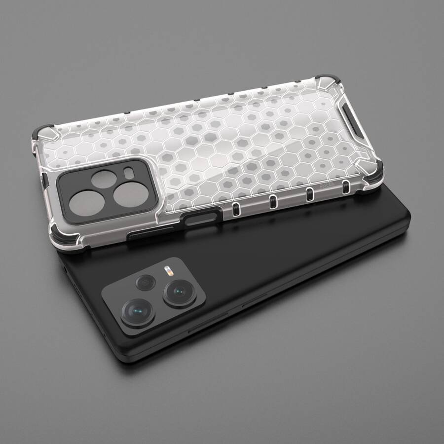 HONEYCOMB CASE FOR XIAOMI REDMI NOTE 12 PRO+ ARMORED HYBRID COVER BLACK