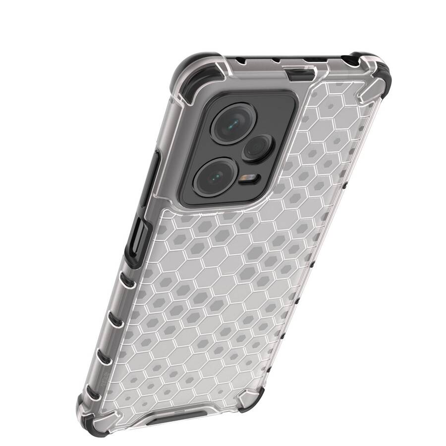 HONEYCOMB CASE FOR XIAOMI REDMI NOTE 12 PRO+ ARMORED HYBRID COVER BLACK