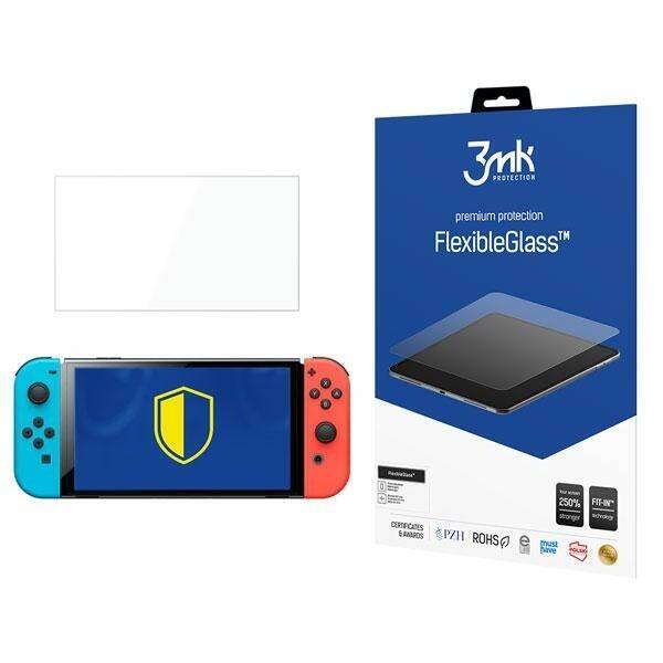 HYBRID GLASS 3MK FLEXIBLE GLASS NINTENDO SWITCH OLED