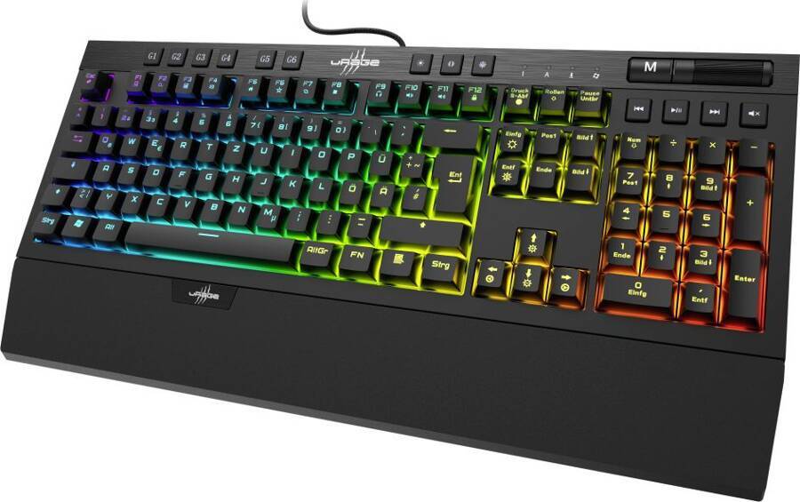 Hama uRAGE Exodus 900 RGB mechanic keyboard Blue switches, black