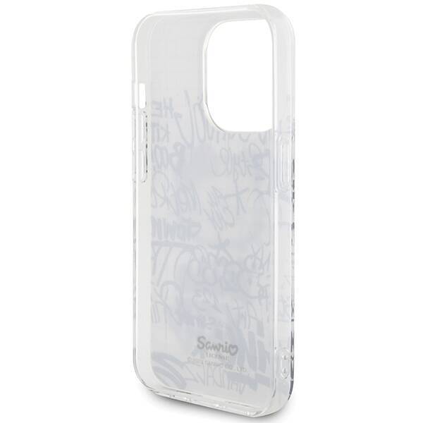 Hello Kitty HKHCP13LHDGPHT iPhone 13 Pro / 13 6.1" biały/white hardcase IML Kitty On Bricks Graffiti