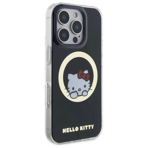 Hello Kitty HKHMP16LHSWKK iPhone 16 Pro 6,3" czarny/black hardcase IML Sweet Kitty Magsafe