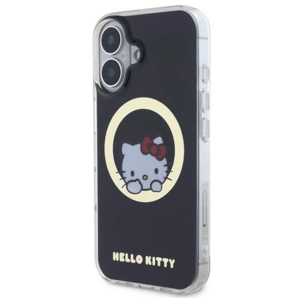 Hello Kitty HKHMP16SHSWKK iPhone 16 6,1" czarny/black hardcase IML Sweet Kitty Magsafe