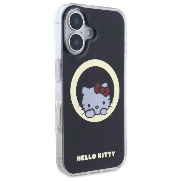 Hello Kitty HKHMP16SHSWKK iPhone 16 6,1" czarny/black hardcase IML Sweet Kitty Magsafe