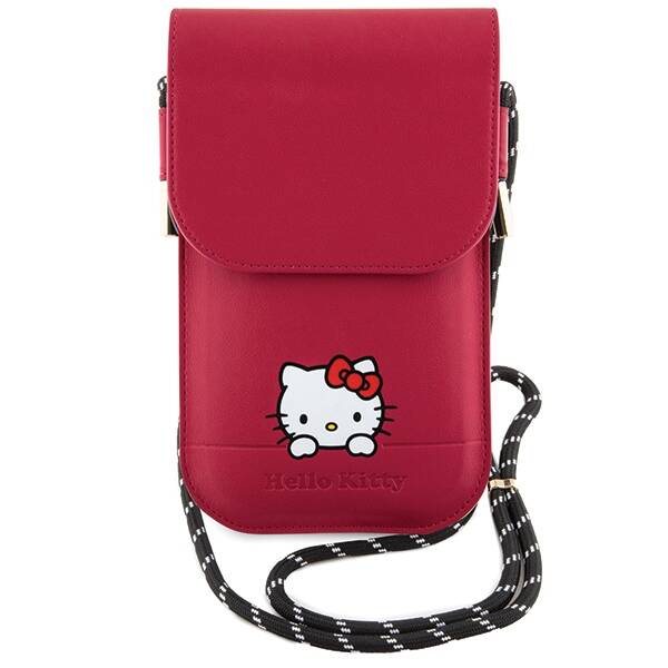 Hello Kitty Torebka HKOWBSKCDKP różowy/pink Leather Daydreaming Cord