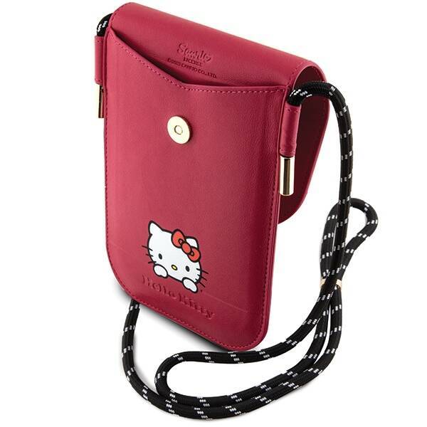 Hello Kitty Torebka HKOWBSKCDKP różowy/pink Leather Daydreaming Cord