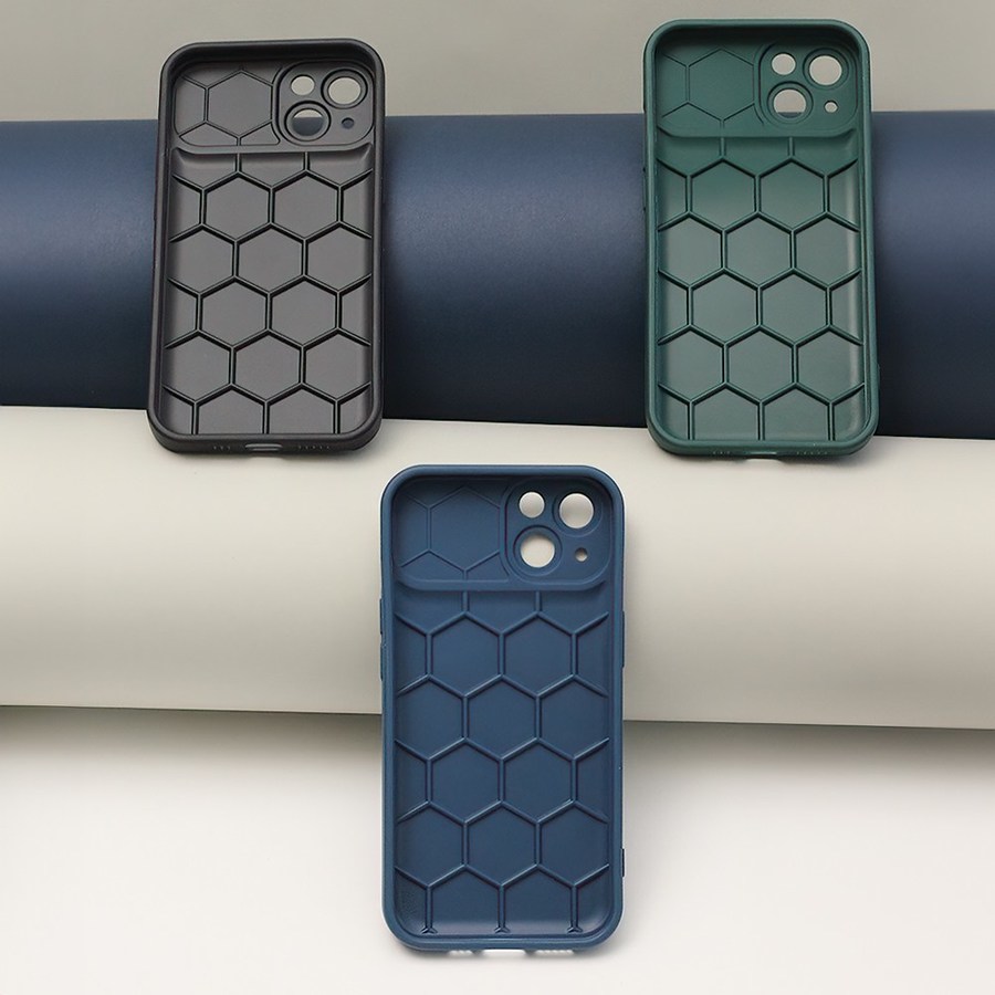 HoneyComb over the iPhone 14 plus 6.7 "dark blue