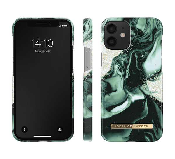 IDEAL OF SWEDEN IDFCAW21-I2154-320 IPHONE 13 MINI GOLDEN OLIVE MARBLE