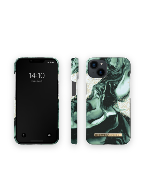 IDEAL OF SWEDEN IDFCAW21-I2161-320 IPHONE 13 / 14 CASE GOLDEN OLIVE MARBLE