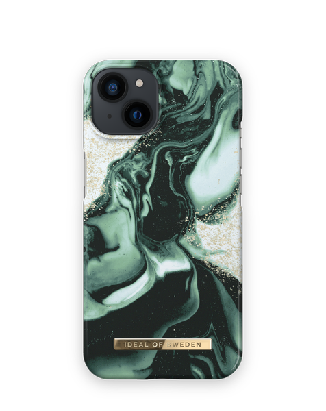 IDEAL OF SWEDEN IDFCAW21-I2161-320 IPHONE 13 / 14 CASE GOLDEN OLIVE MARBLE