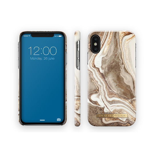 IDEAL OF SWEDEN  IDFCGM19-IXS-164 IPHONE X/XS CASE GOLDEN SAND  MARBLE