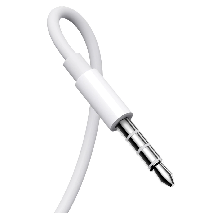 IN-EAR WIRED MINI JACK HEADPHONES WITH REMOTE CONTROL JOYROOM JR-EW01 - WHITE