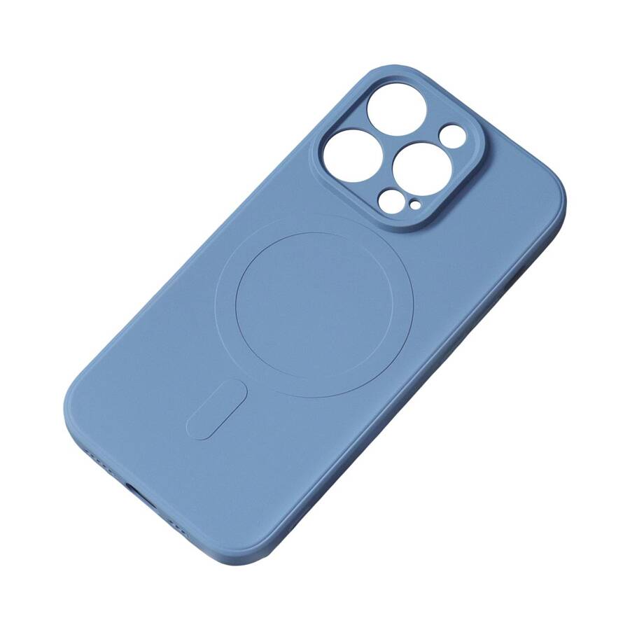 IPHONE 14 PRO SILICONE CASE MAGSAFE - DARK BLUE