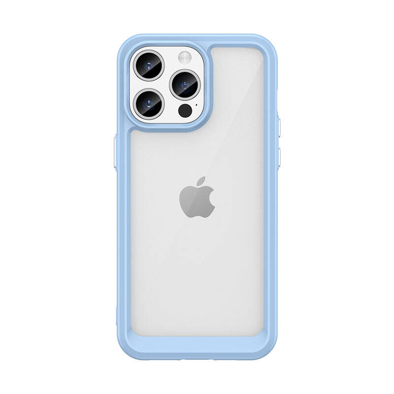 IPHONE 15 PRO MAX OUTER SPACE REINFORCED CASE WITH FLEXIBLE FRAME - BLUE