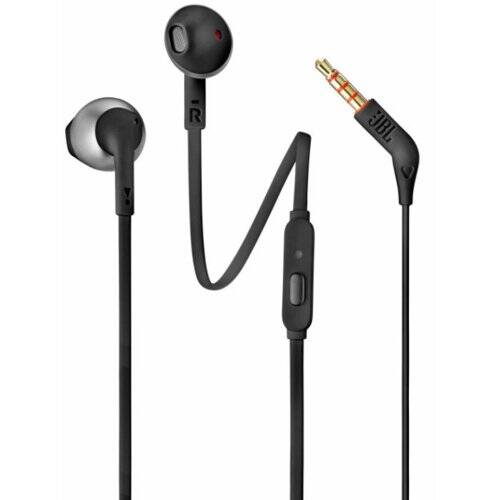 JBL T205 wired in-ear headphones Black