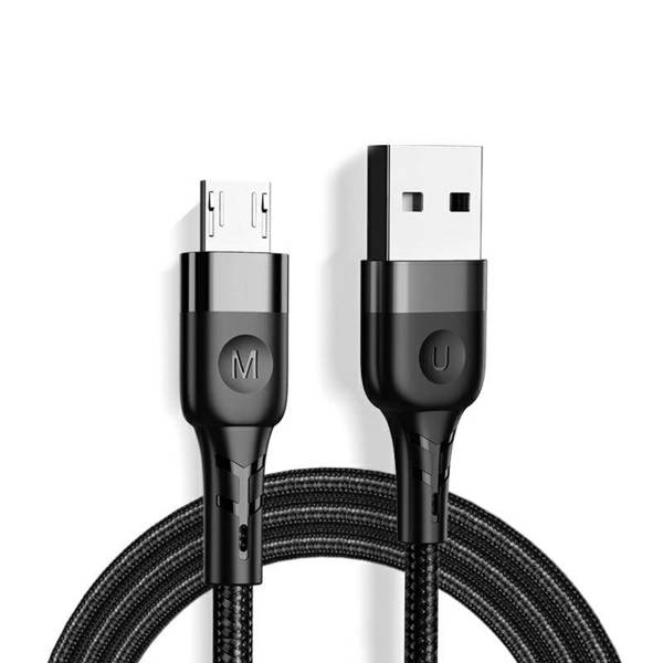 JELLICO USB CABLE - A4 3.1A MICRO USB 1.2M BLACK