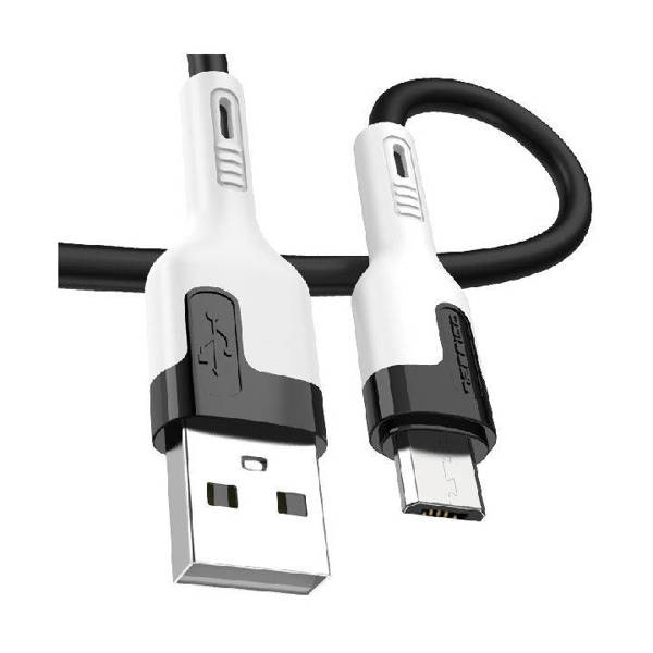 JELLICO USB CABLE - A6 3.1A MICRO USB 1M BLACK